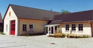 Feuerwehr Gerätehaus in Posterstein / Thüringen